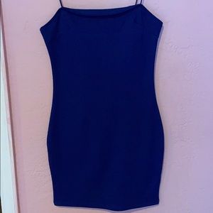 Blue shape dress